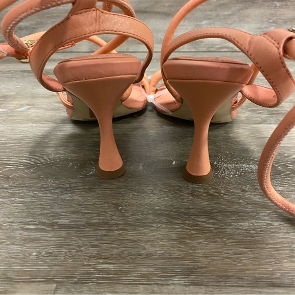 Sam Edelman | Maven Quilted Leather Rose Pink Strappy Sandals Size 6.5 NEW - Picture 7 of 9